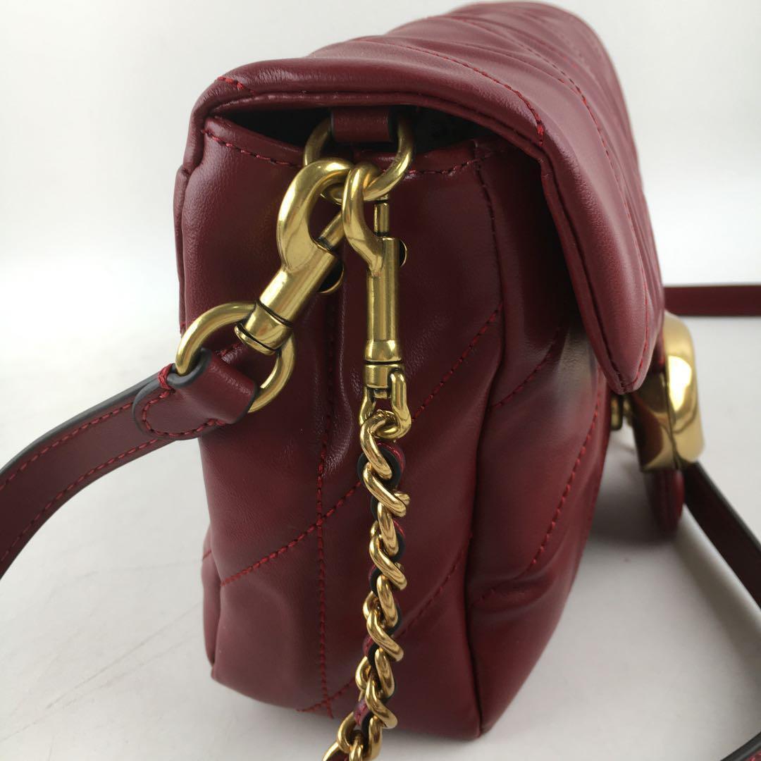 COACH Times Square Tabby Shoulder Bag 20 - Quilted Merlot CW629 🍷👜
