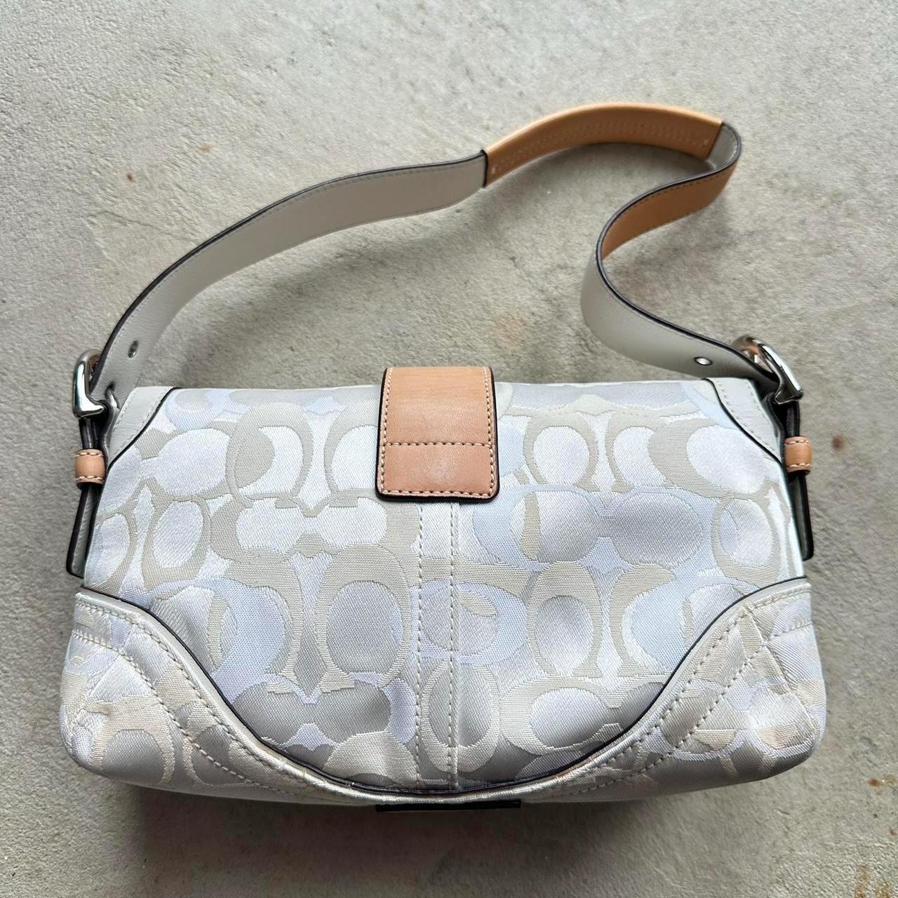 Vintage Y2K Coach White Mini Soho Square Shoulder Bag 🤍👜
