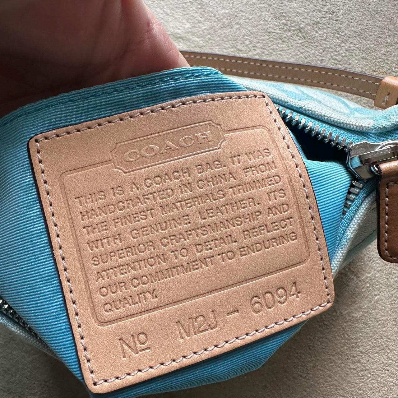 Vintage Y2K Coach Blue Demi Shoulder Bag 💙👜