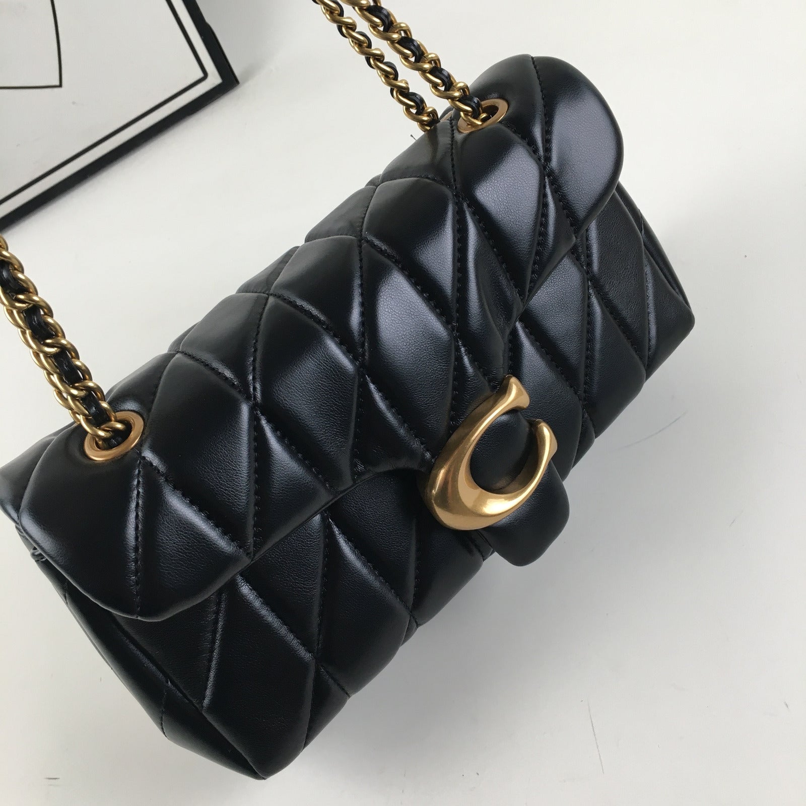 COACH Tabby 26 Quilted Shoulder Bag - Leather Black CP150 🖤
