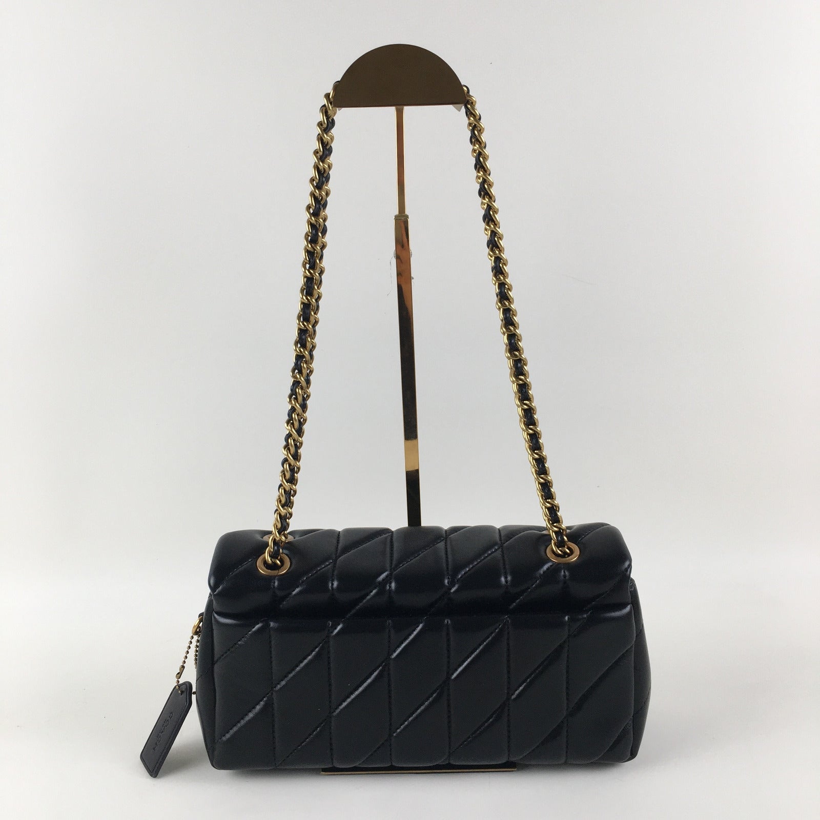 COACH Tabby 26 Quilted Shoulder Bag - Leather Black CP150 🖤