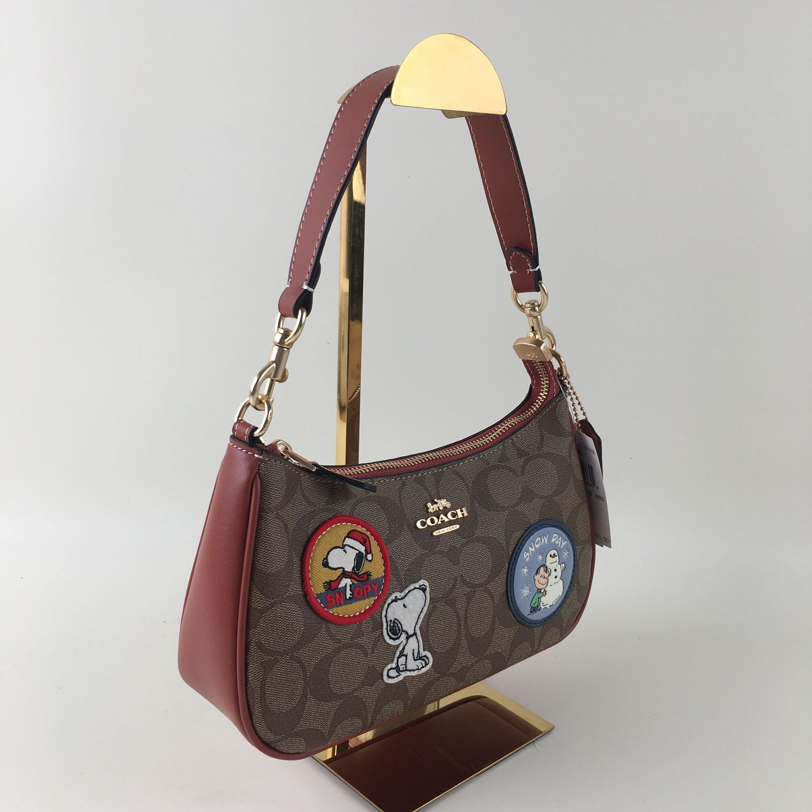COACH Teri Shoulder Bag CE848 Peanuts Collaboration 2WAY PVC Leather 🐾