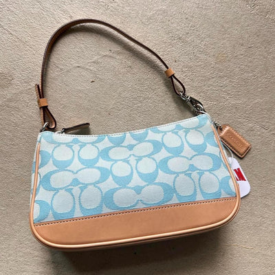 Vintage Y2K Coach Blue Demi Shoulder Bag 💙👜