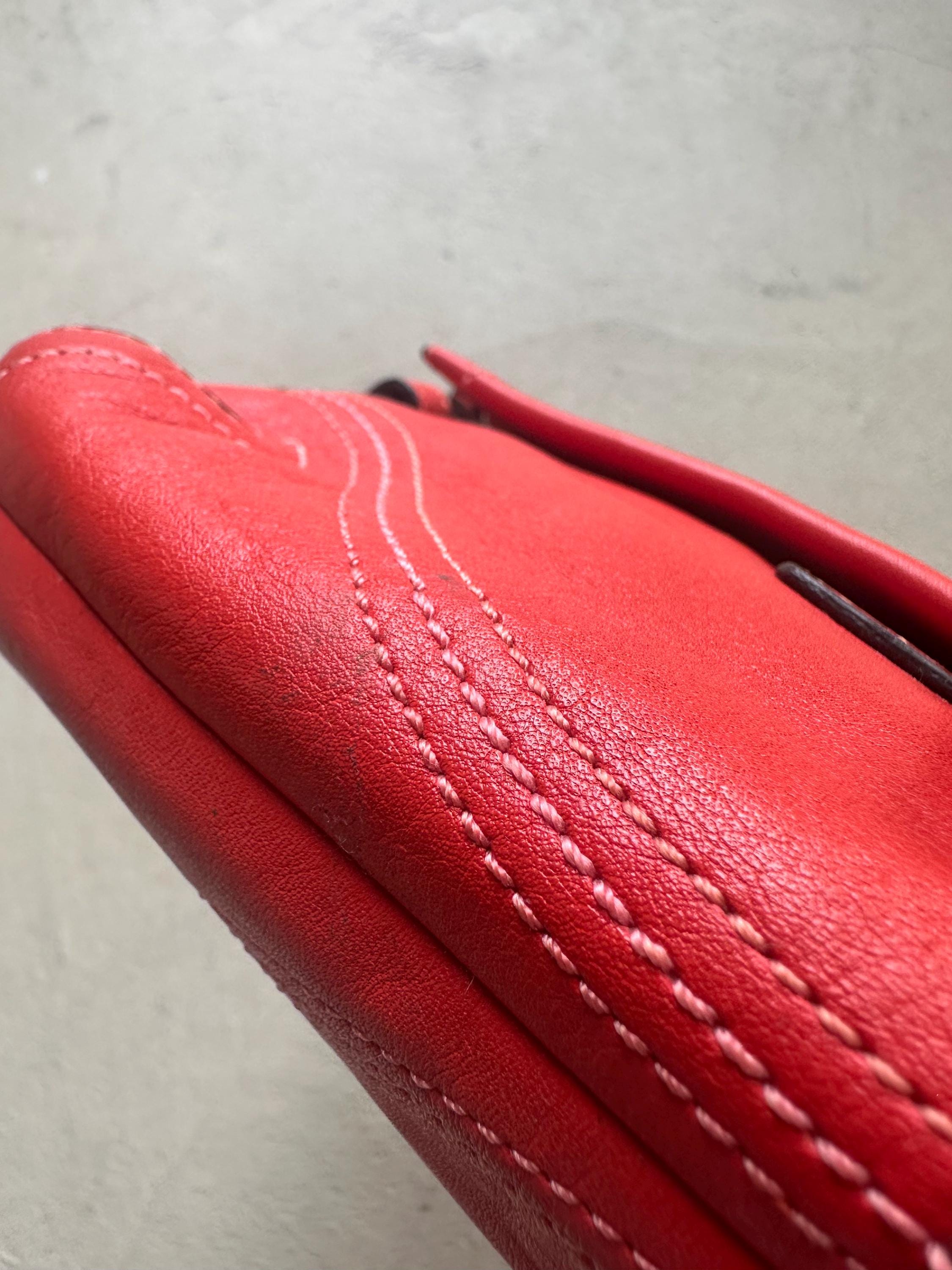 Vintage Coach Red Square Soho Shoulder Bag ❤️