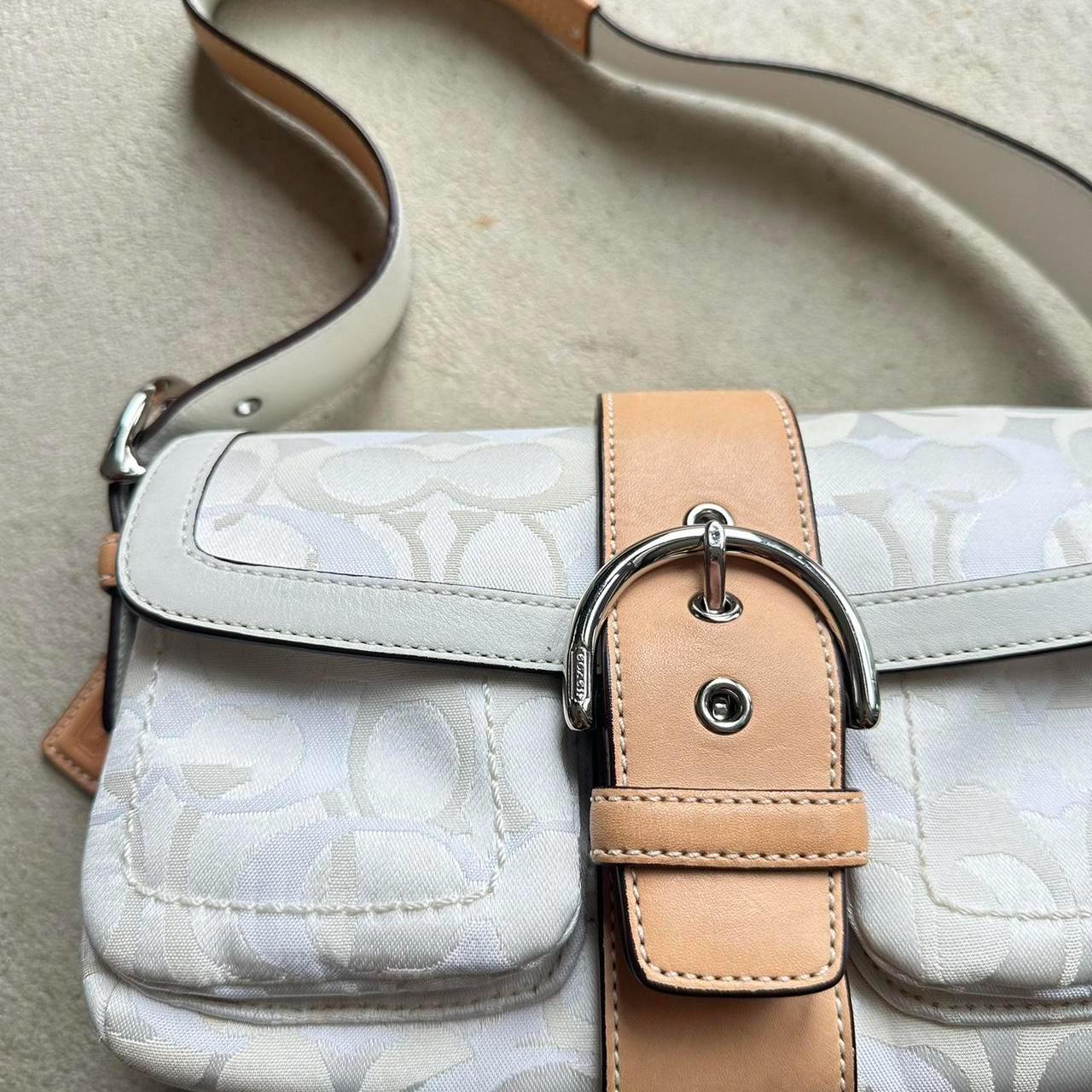 Vintage Y2K Coach White Mini Soho Square Shoulder Bag 🤍👜