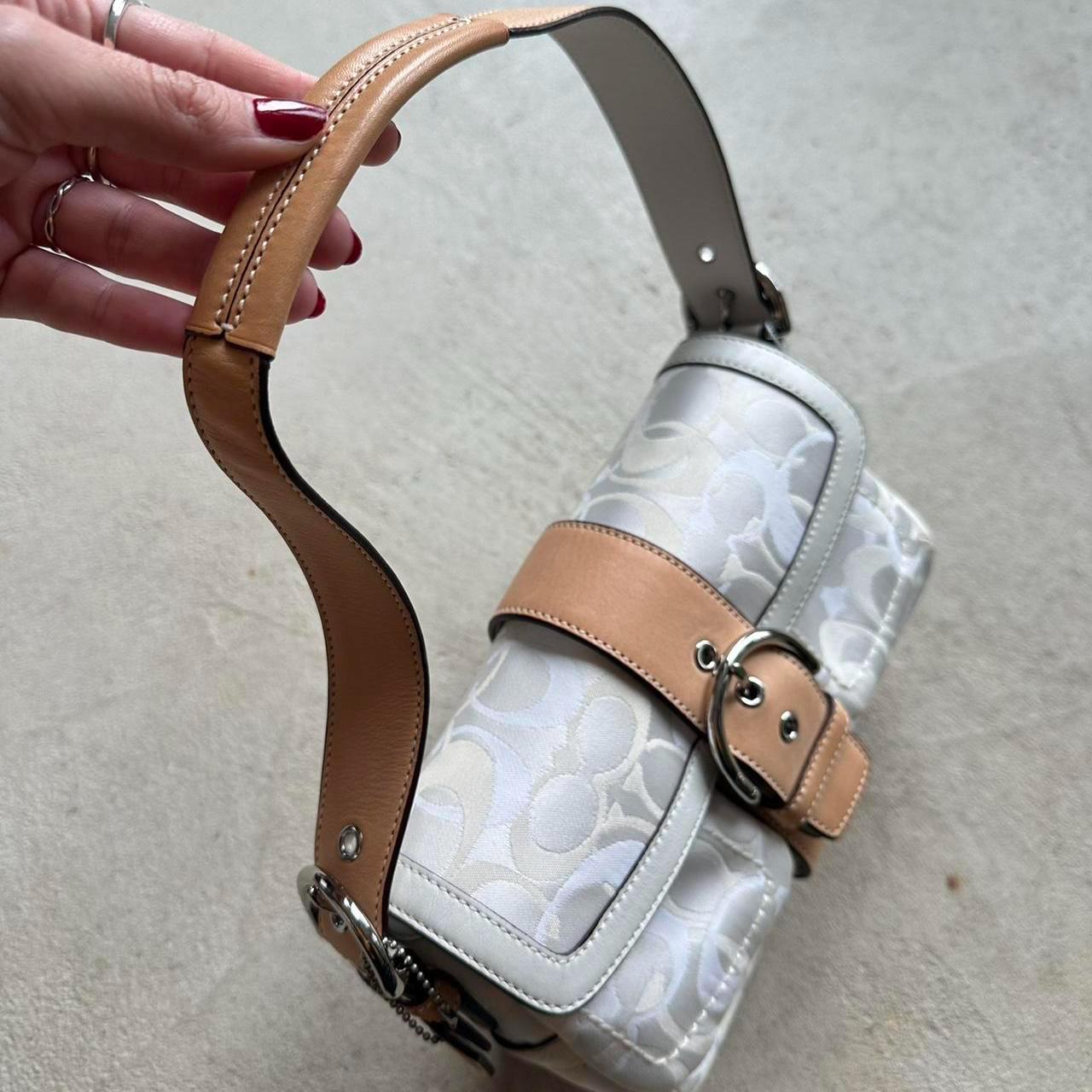 Vintage Y2K Coach White Mini Soho Square Shoulder Bag 🤍👜