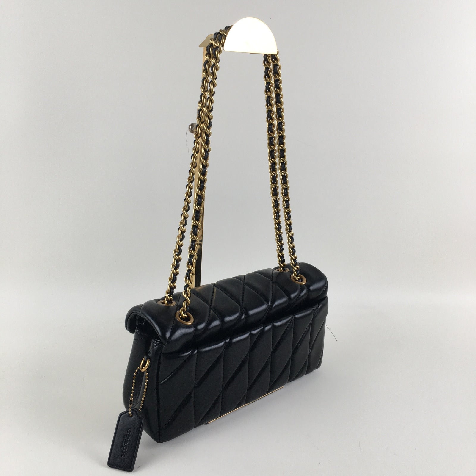 COACH Tabby 26 Quilted Shoulder Bag - Leather Black CP150 🖤