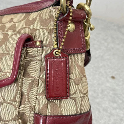 COACH Signature Legacy Turnlock Shoulder Bag – 65th Anniversary Edition 👜🍷