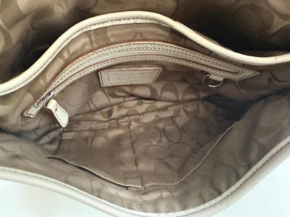COACH Vintage Large Soho Buckle Shoulder Bag – Off White Leather (Style 9248) 👜