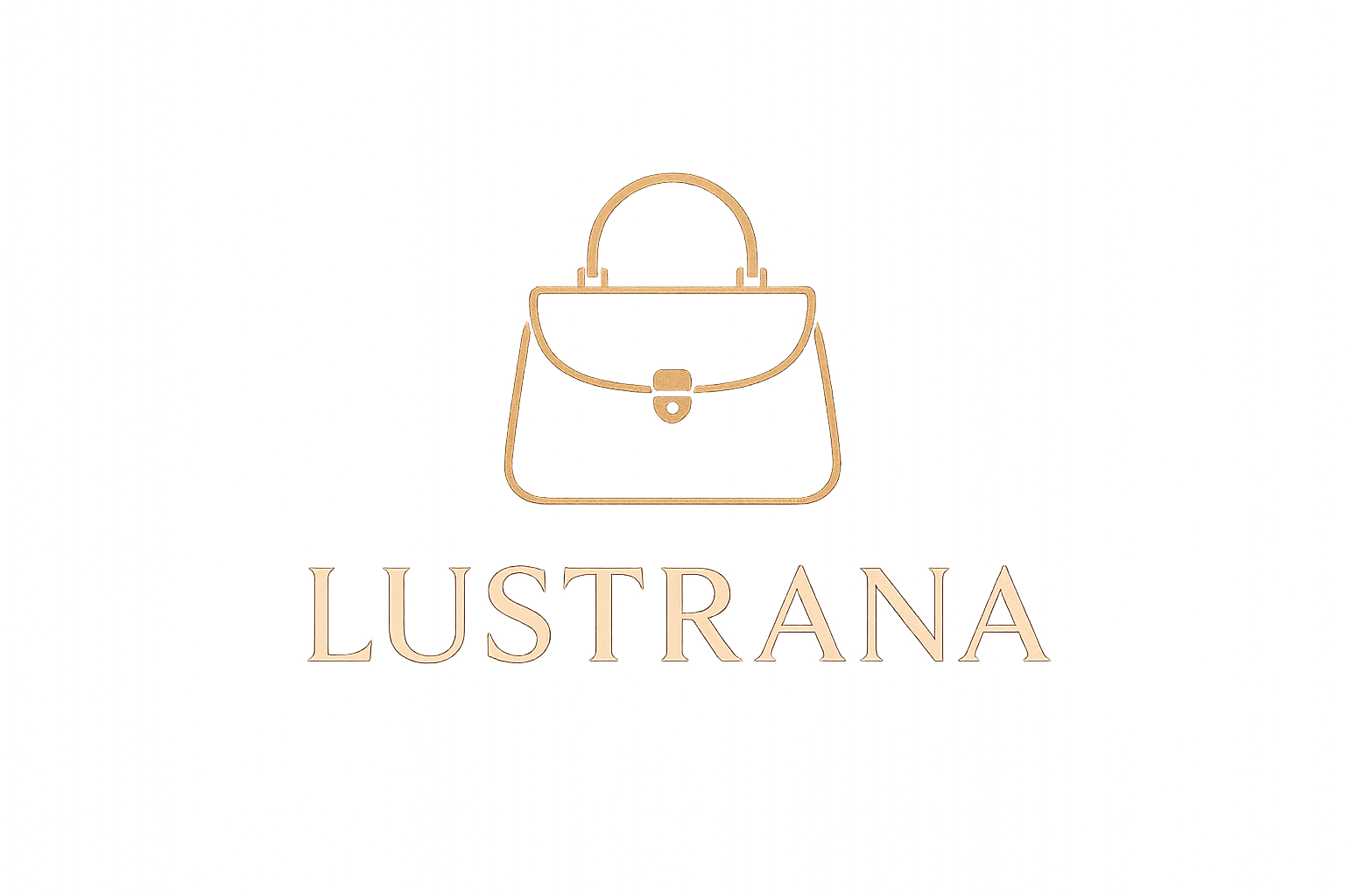 Logo with Lustrana and a coach bag 