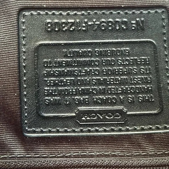 Gray Signature y2k Coach SoHo Bag