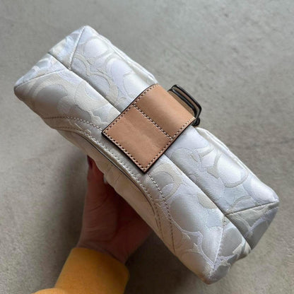 Vintage Y2K Coach White Mini Soho Square Shoulder Bag 🤍👜