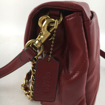 COACH Times Square Tabby Shoulder Bag 20 - Quilted Merlot CW629 🍷👜