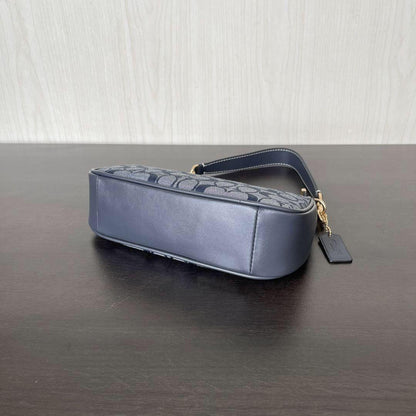 Coach CH139 Shoulder Bag – Smooth Blue Leather 💙