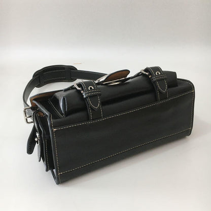 Coach CT721 Leather Soft Tabby Shoulder Bag Crossbody – Black