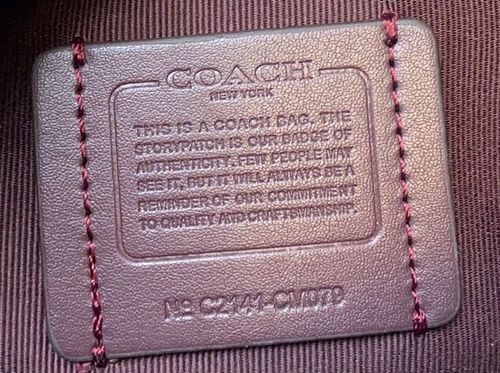 Coach Ashton CM079 Shoulder Bag – Silver & Black 🖤