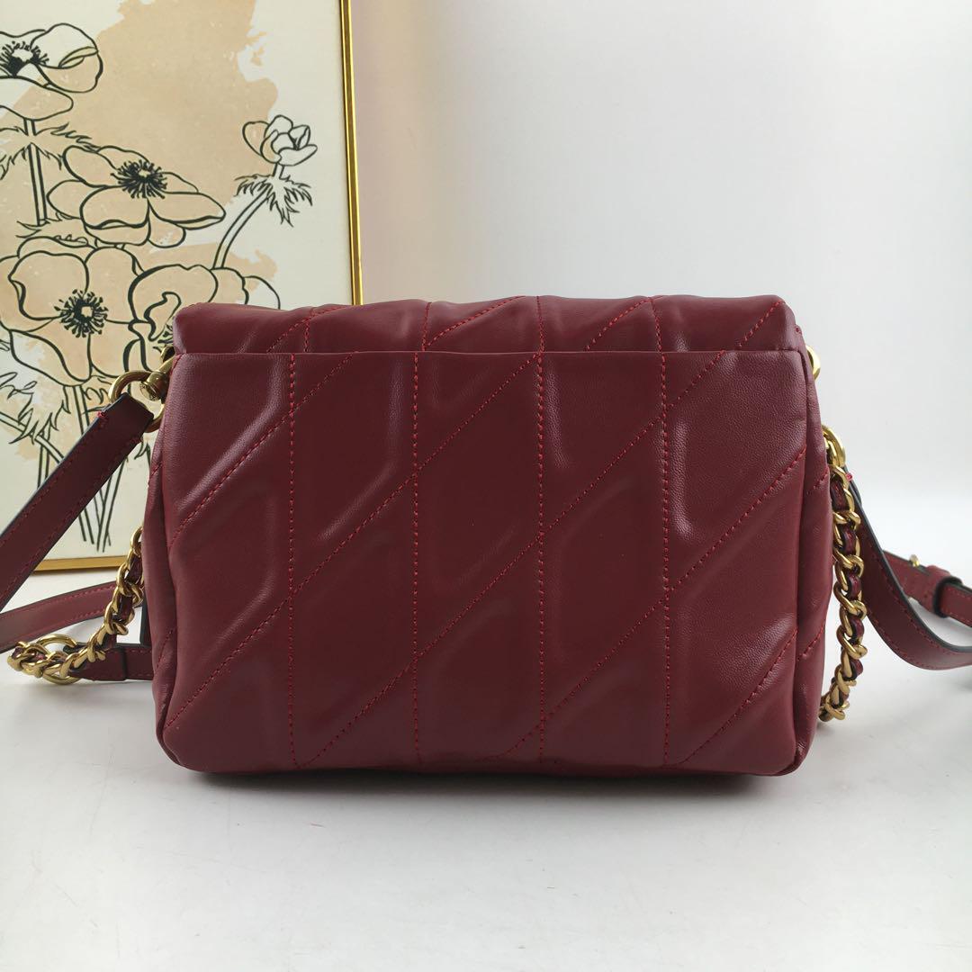 COACH Times Square Tabby Shoulder Bag 20 - Quilted Merlot CW629 🍷👜