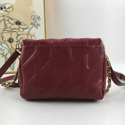 COACH Times Square Tabby Shoulder Bag 20 - Quilted Merlot CW629 🍷👜
