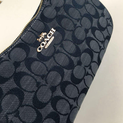 COACH CH139 Teri Shoulder Bag – Signature Chambray Blue 2-Way Shoulder Bag 👜