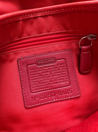 Vintage Coach Red Square Soho Shoulder Bag ❤️
