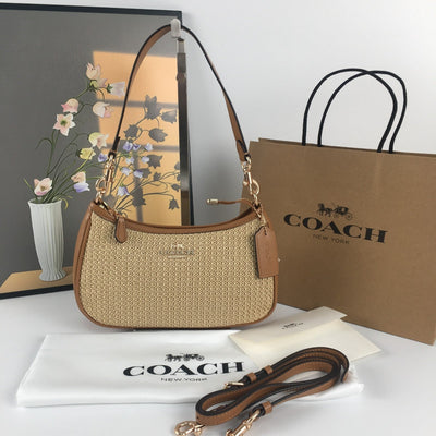 COACH CR350 Teri Crossbody Bag in Latte