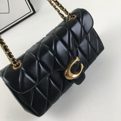 COACH Tabby 26 Quilted Shoulder Bag - Leather Black CP150 🖤