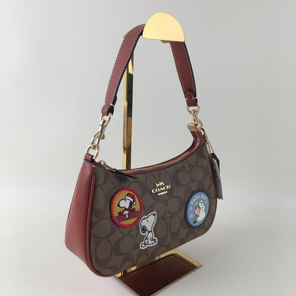 COACH Teri Shoulder Bag CE848 Peanuts Collaboration 2WAY PVC Leather 🐾