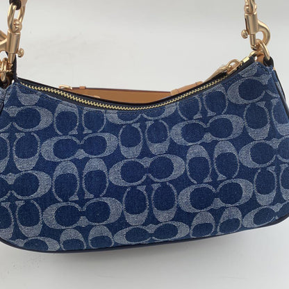 COACH Ashton Baguette Bag - Signature Canvas Denim CY700