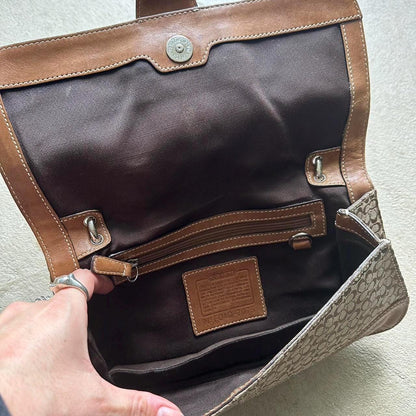 Vintage Y2K Coach Tan Mini Soho Shoulder Bag ✨