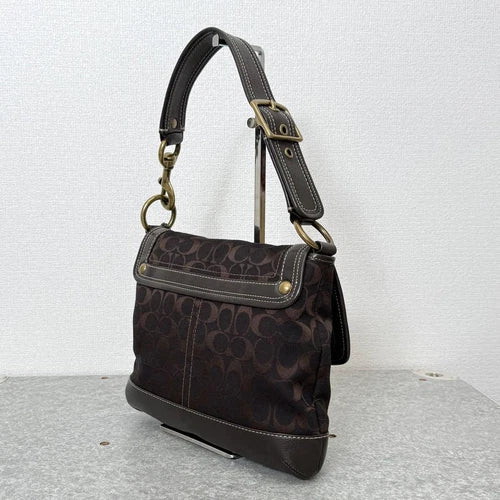 COACH Legacy Turnlock Slim Flap Shoulder Bag – Dark Brown 🤎