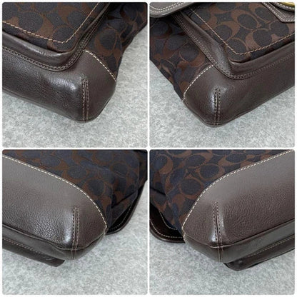 COACH Legacy Turnlock Slim Flap Shoulder Bag – Dark Brown 🤎