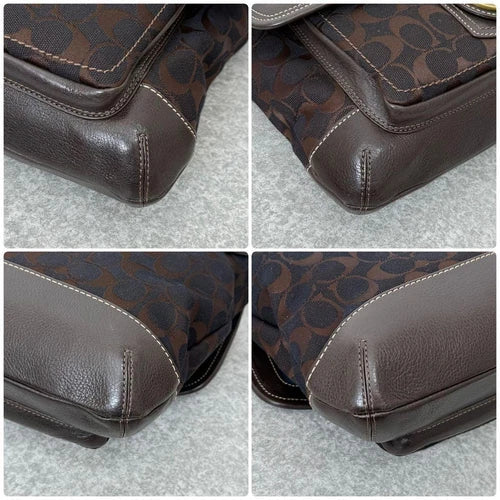 COACH Legacy Turnlock Slim Flap Shoulder Bag – Dark Brown 🤎