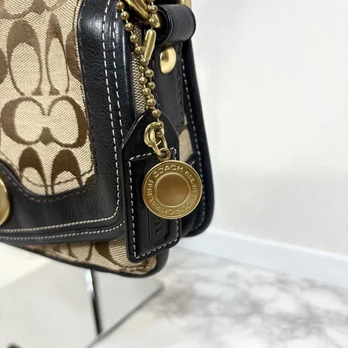 COACH Signature Legacy Shoulder Bag – 65th Anniversary Edition 🖤👜